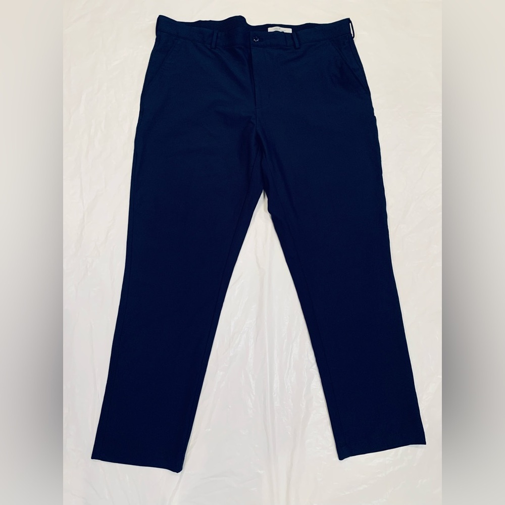 Greg Norman Navy Straight Flat Front Men’s Pants Size 40x30